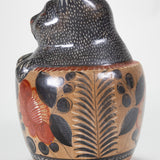 Amado Galvan Family attr. - Rare C.1940s Tonala Mexican Cat Pottery