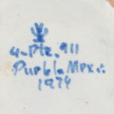 Ysauro Uriarte - Puebla Mexican Talavera Vase, Dated 1974