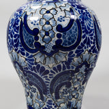 Ysauro Uriarte - Puebla Mexican Talavera Vase, Dated 1974