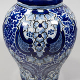 Ysauro Uriarte - Puebla Mexican Talavera Vase, Dated 1974