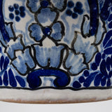 Ysauro Uriarte - Puebla Mexican Talavera Vase, Dated 1974