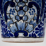 Ysauro Uriarte - Puebla Mexican Talavera Vase, Dated 1974