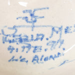 Ysauro Uriarte's monogram and text reads, "Puebla, Mex. 4 Pte. 914"