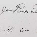 Signature reads, "Jesús Román Diego, Xalitla Gro."
