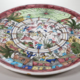 Jesús Román Diego - Vintage Guerrero Mexican Bull Fight Ceramic Plate