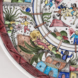 Jesús Román Diego - Vintage Guerrero Mexican Bull Fight Ceramic Plate
