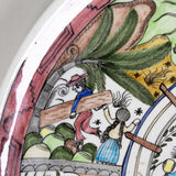 Jesús Román Diego - Vintage Guerrero Mexican Bull Fight Ceramic Plate