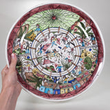 Jesús Román Diego - Vintage Guerrero Mexican Bull Fight Ceramic Plate