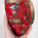 Vintage Nahua Mexican Turco Moro, Danza de los Pilatos Mask