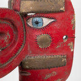 Vintage Nahua Mexican Turco Moro, Danza de los Pilatos Mask