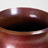 Abdon Punzo Angel - Mexican Copper Vase, Santa Clara del Cobre, Mexico, Dated 1997
