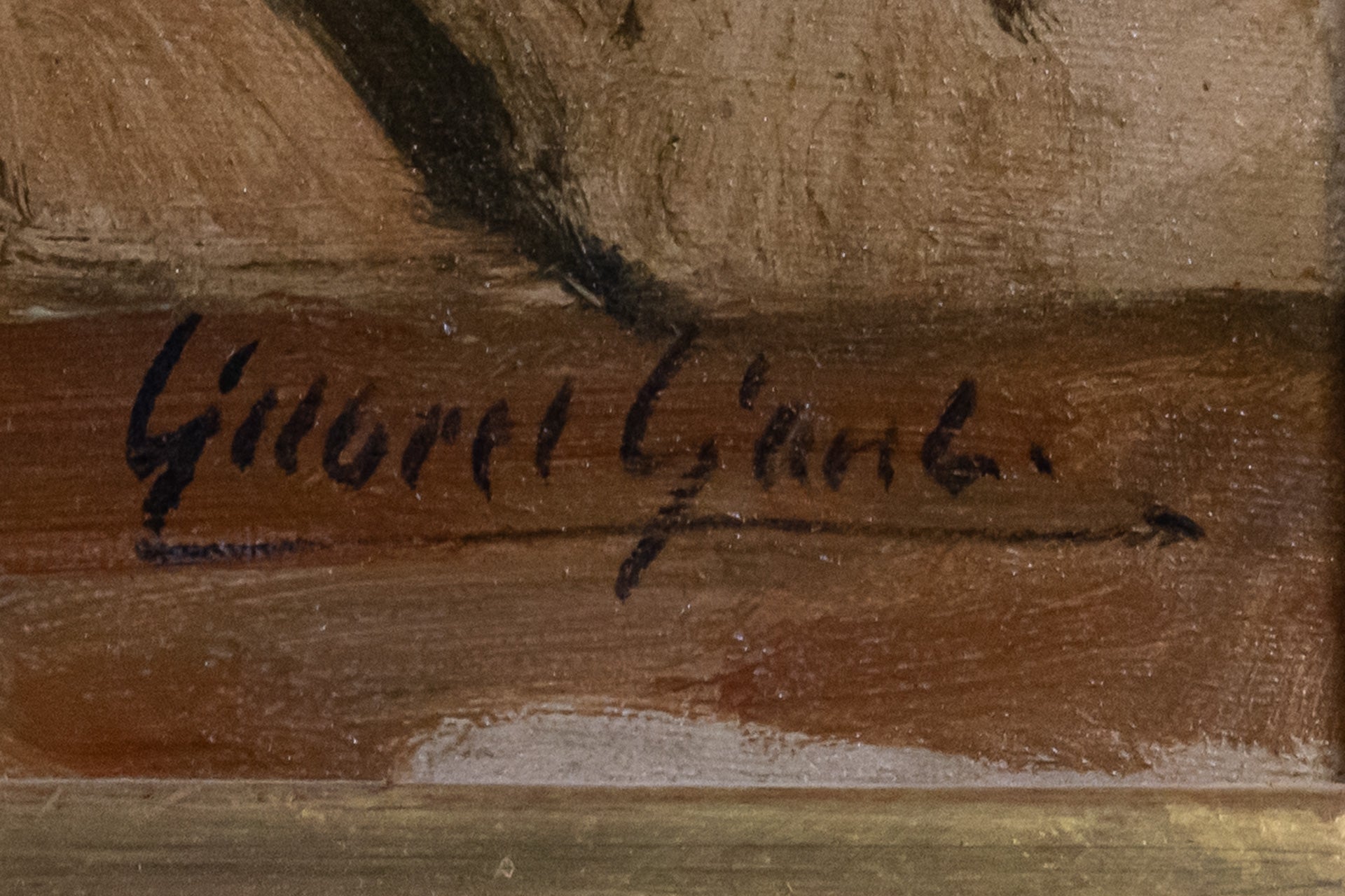 Signature reads, "Gilbert Gaul."