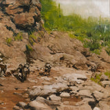 Gilbert Gaul (1855-1919) - "On The Trail", Oil Painting