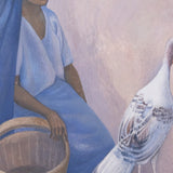 Carlos Orozco Romero - "The Girl With The Turkey", Oil Painting