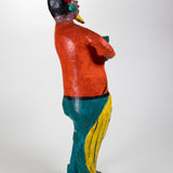 Candelario Medrano - Rare Vintage Mexican Court Jester Pottery Sculpture