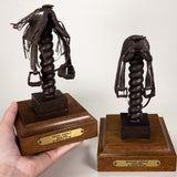 Rogers Aston (1918-1999 Roswell, NM) - Pair of Texas and Mexican Miniature Saddle Bronzes