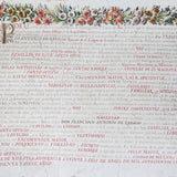 Spanish Document with Scroll and Cloth