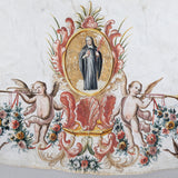 Spanish Document with Scroll and Cloth