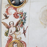 Spanish Document with Scroll and Cloth