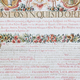 Spanish Document with Scroll and Cloth