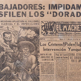 Rare 1935 El Machete, Engraving by Luis Arenal