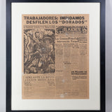 Rare 1935 El Machete, Engraving by Luis Arenal