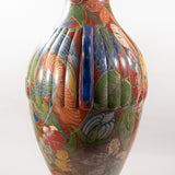 c.1935 Tall Vintage Mexican Floor Vase with Handles