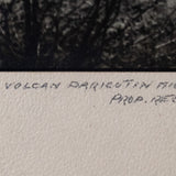 Written title reads, "El Volcan Parícutin Mich. Prop. Reg."