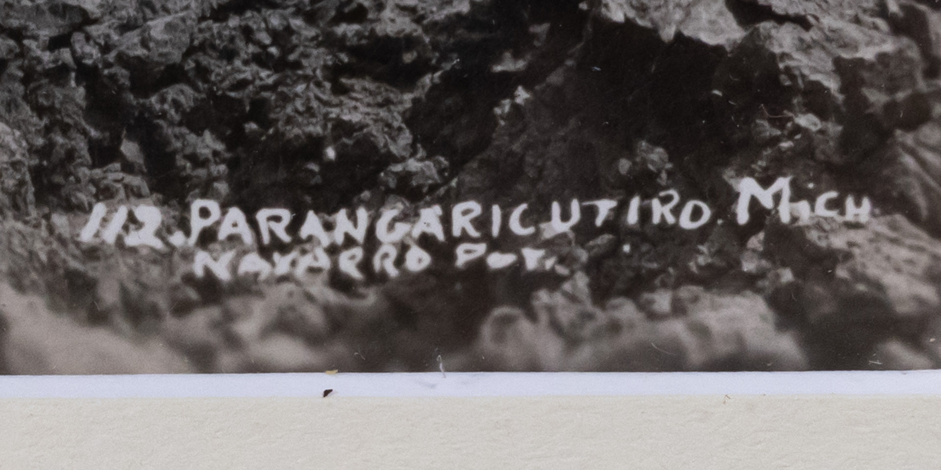 Description reads, "112. Parangaricutiro Mich. Navarro Por."