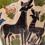 Balbino Lucano attr. - Vintage Tlaquepaque Jalisco Mexican Petatillo Floor Vase with Handles