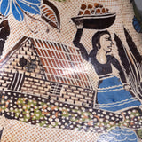 Balbino Lucano attr. - Vintage Tlaquepaque Jalisco Mexican Petatillo Floor Vase with Handles