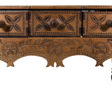 c.1900 Nahuala Guatemalan Eagle Low Leg Table