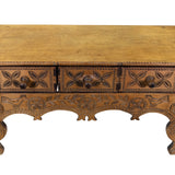 c.1900 Nahuala Guatemalan Eagle Low Leg Table