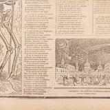 José Guadalupe Posada - Antique c.1899 Mexican "El Gran Juicio Universal" Broadside Print