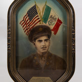 Cresencio Quirogo Framed Vintage WWII-Era Mexican-American Army Photograph